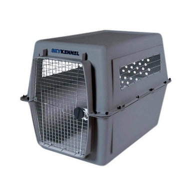 Pet Crate with Semi-Solid Sides