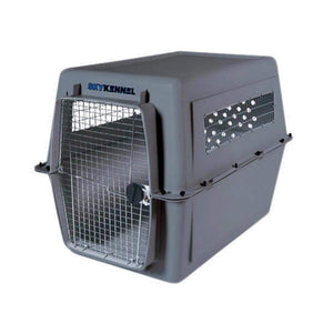 Pet Crate with Semi-Solid Sides