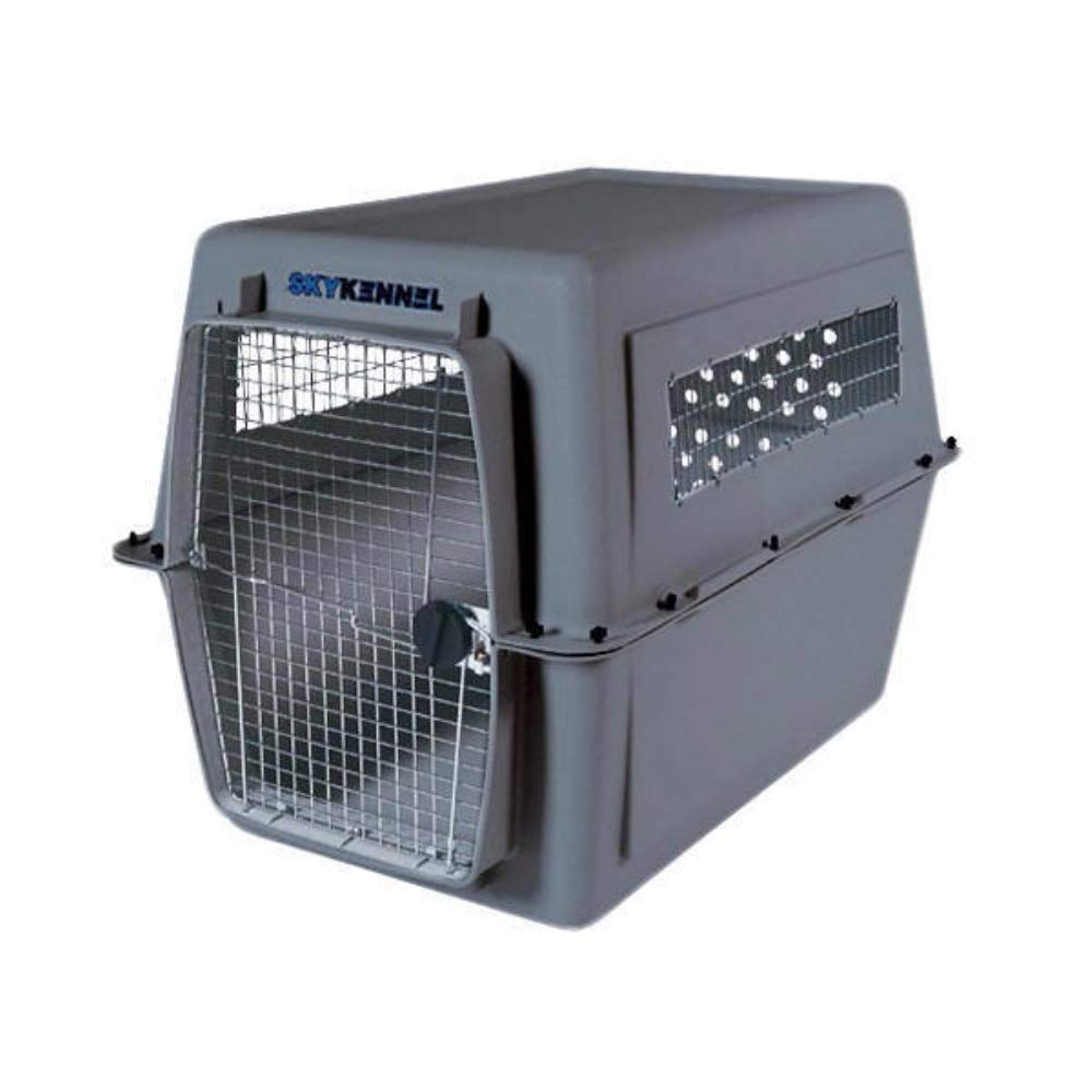Pet Crate with Semi-Solid Sides